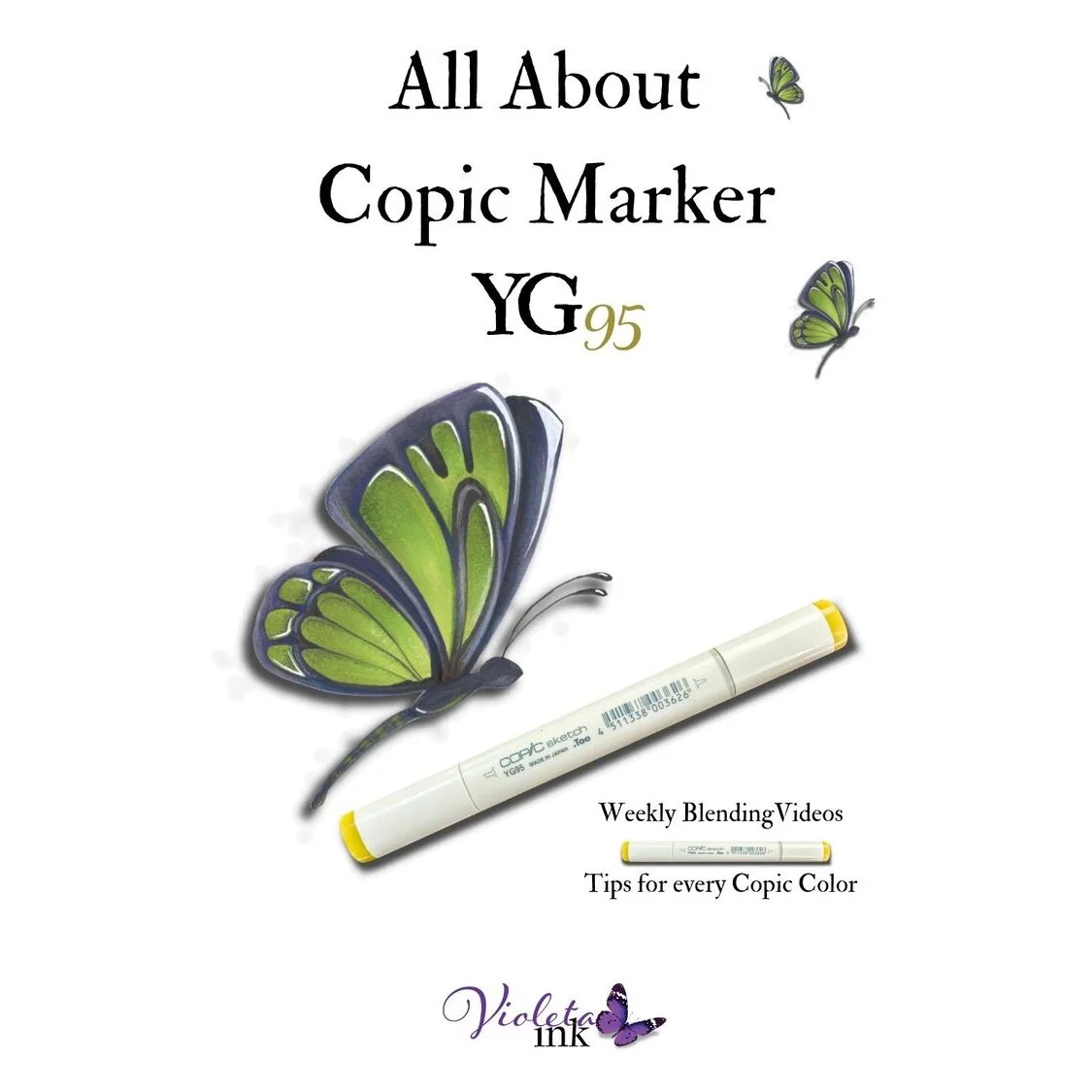 YG95 - Copic Sketch Marker Pale Olive — Violeta Ink